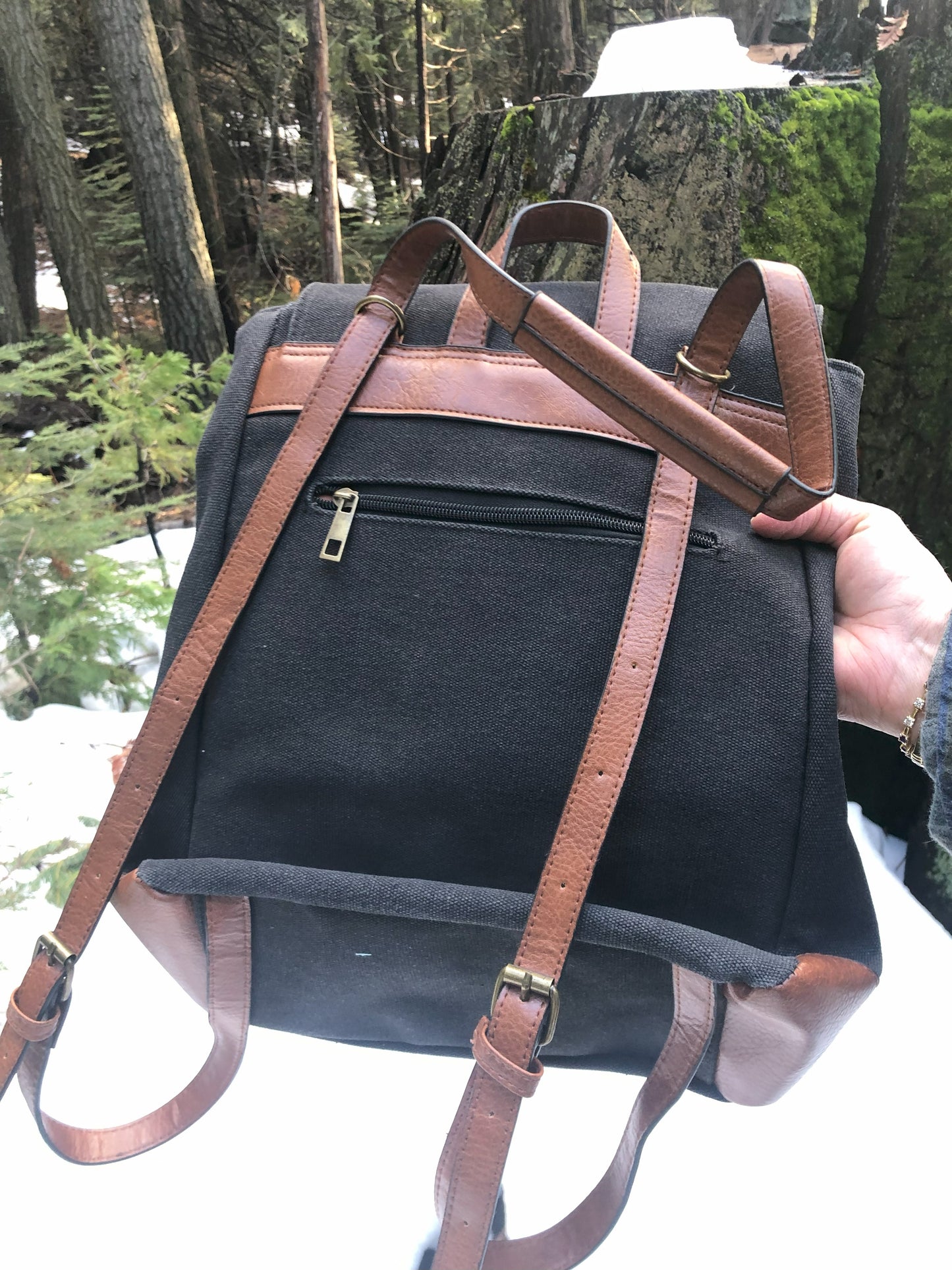 Slate Grey Womens Backpack