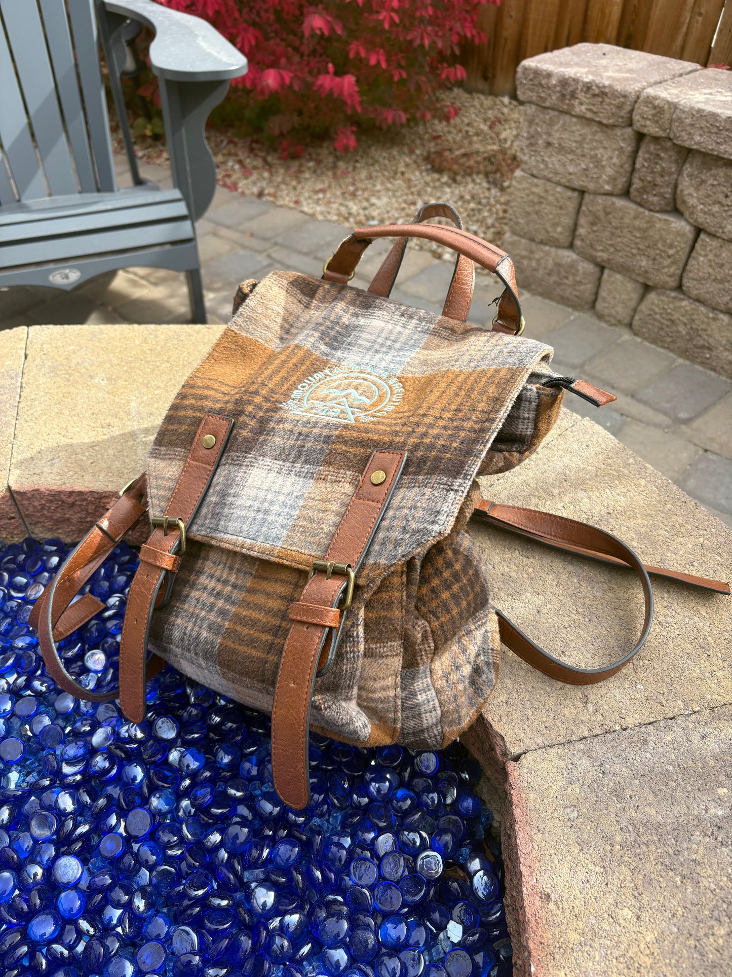 Plaid Womens Backpack