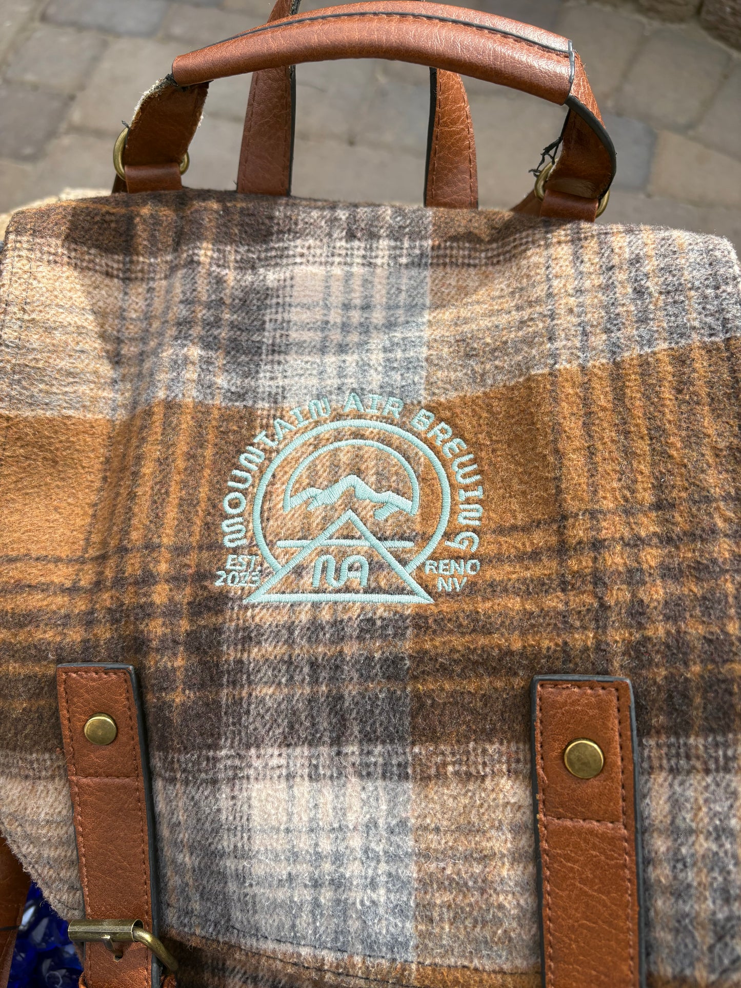 Plaid Womens Backpack